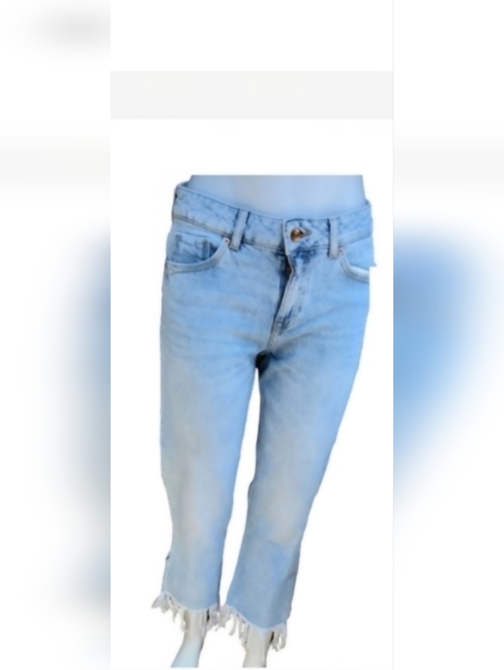 Zara‎ Vintage Fringe Jeans 4 - Picture 2 of 9